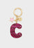 KEYCHAIN LETTER WITH CHARMS