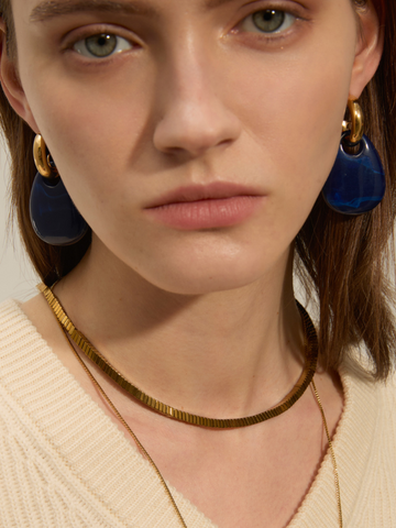 ORECCHINI BLU