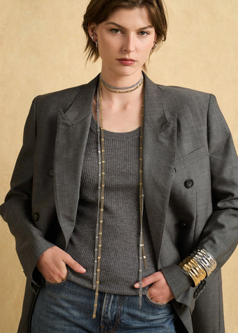 LOOK COLLANA SCIARPA GRIGIO 25