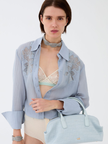 BORSA ALICANTE IN DENIM A SPALLA