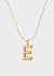 ALPHABET NECKLACE IN GOLD+LETTER