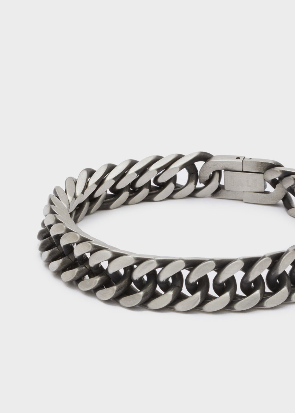 Black thick bracelet discount